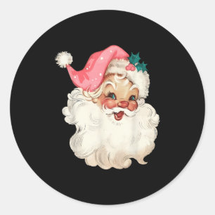 Adesivo Papai Noel Nk Rosto de Natal Velho Xmas Vintage Nk