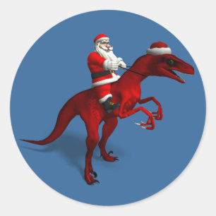 Adesivo Papai Noel No Dino