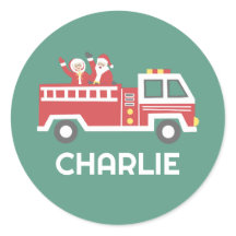 Papai Noel personalizado em um caminhão de Natal