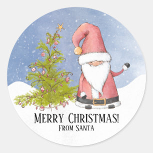 Adesivo Papai Noel Personalizou Feliz Natal