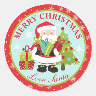 Adesivo Papai Noel Presentes Feliz Natal