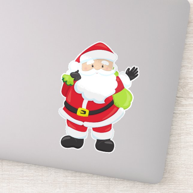 Adesivo Papai Noel, presentes, presentes, Natal, Natal (Detalhe)