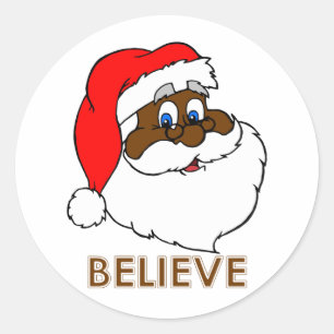 Adesivo Papai noel preto