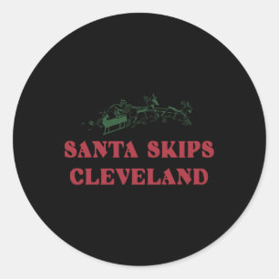 Adesivo Papai Noel pula Cleveland Papai Noel divertido Ren