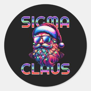 Adesivo Papai Noel Sigma Engraçado Natal Meme Adolescentes