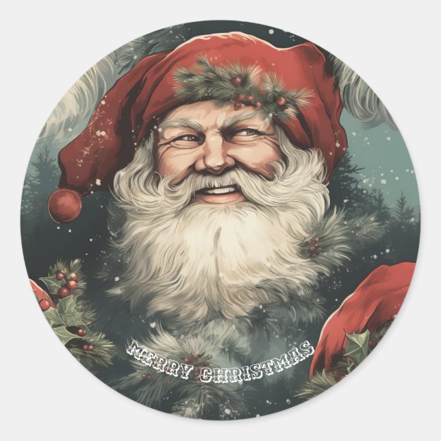 Adesivo Papai noel Sticker (Frente)