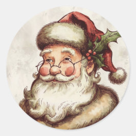Adesivo Papai Noel Vintage