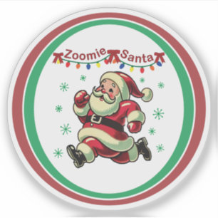 Adesivo Papai Noel Zoomie Natal
