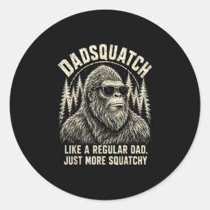 Adesivo Papai Sasquatch bigode como um pai regular mais