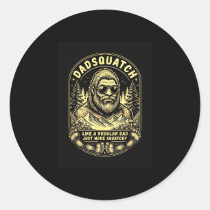 Adesivo Papai Sasquatch como um pai regular mais peludo