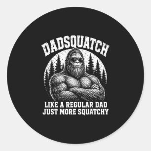 Adesivo Papai Sasquatch como um pai regular mais peludo
