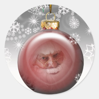 Adesivo Papais noeis Árvore de Natal Personalizável Selo d
