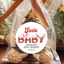 Adesivo Papais noeis bonitos Chá de fraldas de Natal de be