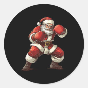 Adesivo Papais noeis Boxing Xmas Mma Muay Thai Lover Crist