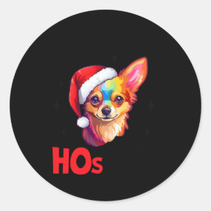 Adesivo Papais noeis Cachorro Chihuahua Há alguns Hos nest