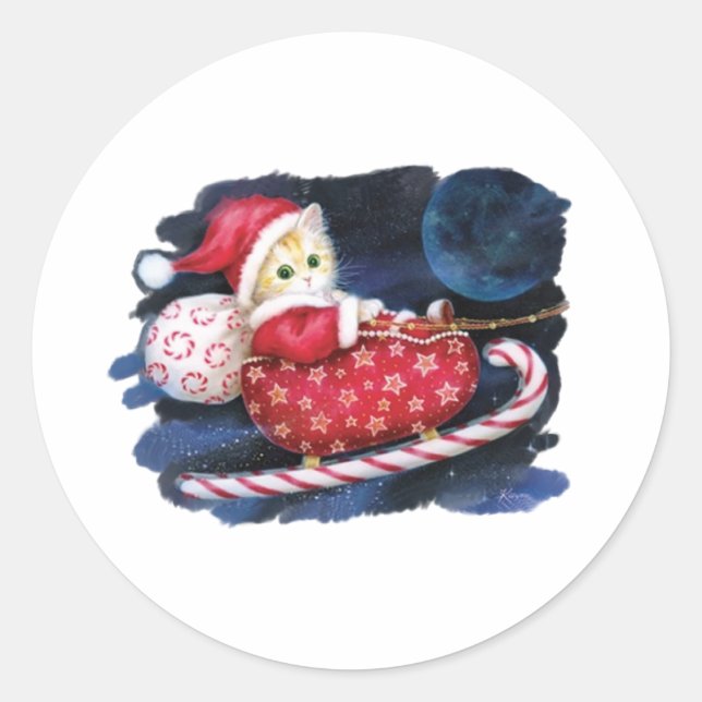 Adesivo Papais noeis Cat (Frente)