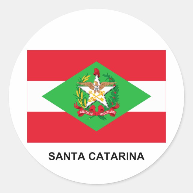 Adesivo Papais noeis Catarina, Bandeira do Brasil (Frente)