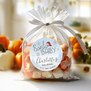 Adesivo Papais noeis Chá de fraldas Baby Christmas Boy