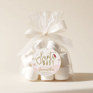 Adesivo Papais noeis, Chá de fraldas de bebê de Natal