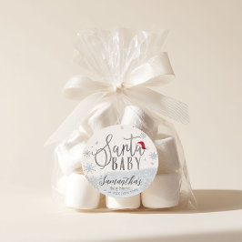 Adesivo Papais noeis Chá de fraldas de inverno de Natal