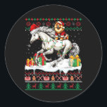 Adesivo Papais noeis Chow Chow Riding Horse Christmas Swea<br><div class="desc">Papais noeis Chow Chow Riding Horse Christmas Sweater Proprietário</div>