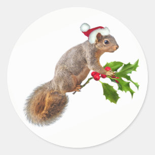 Adesivo Papais noeis com a Holly Christmas Stickers