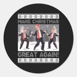 Adesivo Papais noeis Dança de Trump Tornem o Excelente de