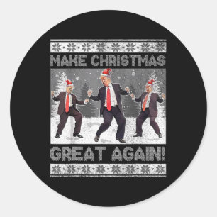 Adesivo Papais noeis Dança de Trump Tornem o Excelente de