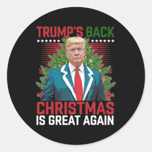 Adesivo Papais noeis Dança de Trump Tornem o Excelente de