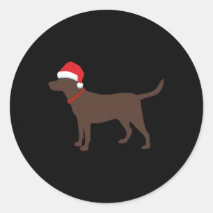 Adesivo Papais noeis de chocolate Labrador