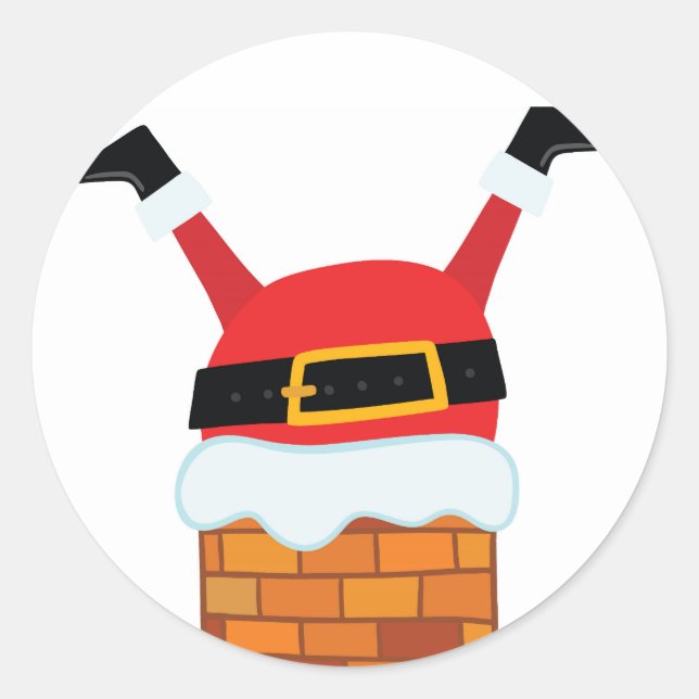 Adesivo Papais noeis de cima para baixo (Frente)