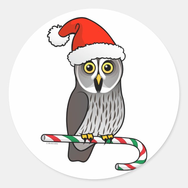 Adesivo Papais noeis de Cinza excelente (Frente)