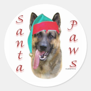 Adesivo Papais noeis de german shepherd