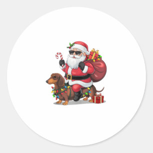 Adesivo Papais noeis de Iluminação do Xmas que Andam de Na