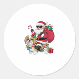 Adesivo Papais noeis De Iluminação Xmas Andando No Natal D