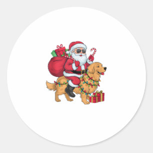 Adesivo Papais noeis De Iluminação Xmas Que Andam A Andar