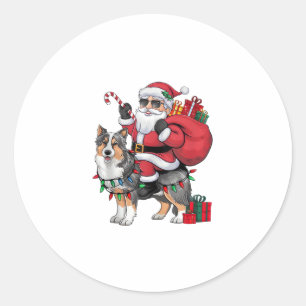 Adesivo Papais noeis de Iluminação Xmas que Andam na Prate