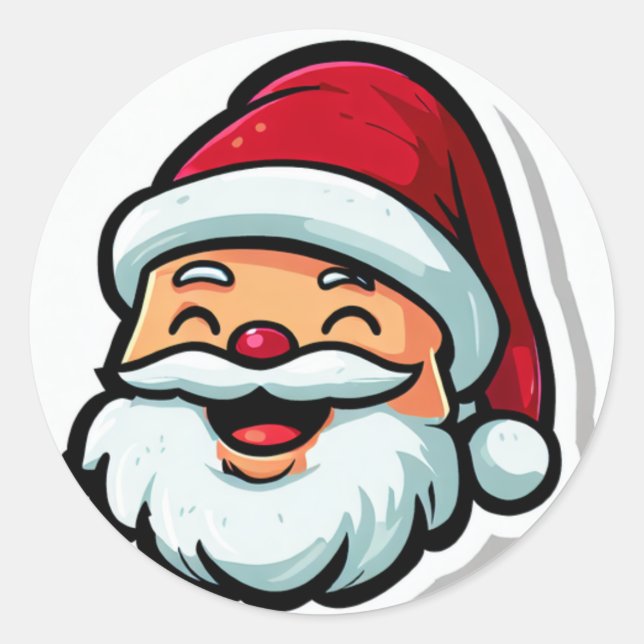 Adesivo Papais noeis de Natal (Frente)