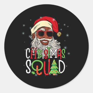 Adesivo Papais noeis de Natal Black Men African American