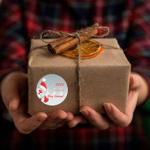 Papais noeis de Natal bonitos nevando