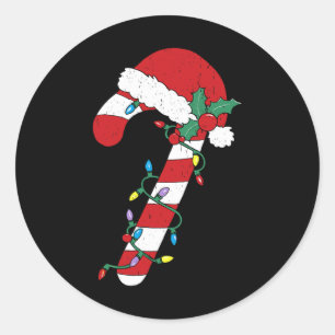 Adesivo Papais noeis de Natal Candy Cane Xmas Kids Toddler