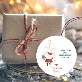 Adesivo Papais noeis de Natal do Escritório Tini Bit Feliz