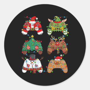 Adesivo Papais noeis de Natal Elf Luzes de Jogos Controlad