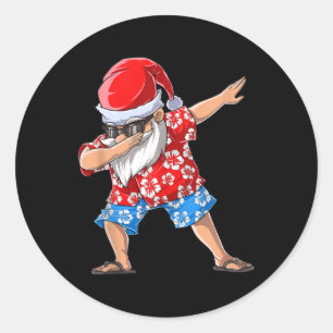 Adesivo Papais noeis de Natal em julho Homens Engraçados T
