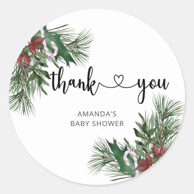 Adesivo Papais noeis de Natal Evergreen (Frente)