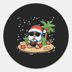 Adesivo Papais noeis De Natal Os Homens Tropicais Do Havaí