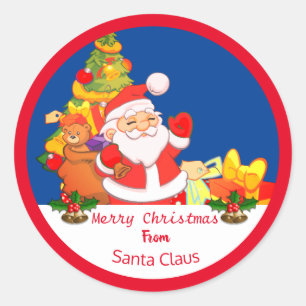 Adesivo Papais noeis de Natal personalizados