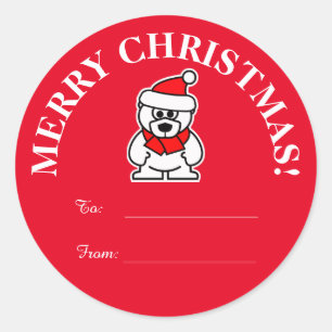 Adesivo Papais noeis de Natal personalizados de e para aut