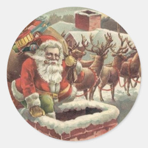 Adesivo Papais noeis de Natal Reindeer Stickers