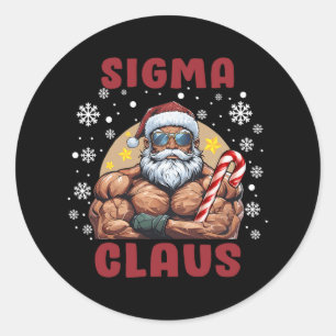 Adesivo Papais noeis de Natal Sigma Claus Men Feliz Rizzma